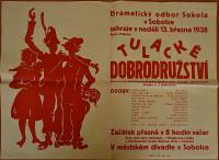 Sobotka, Sokol, Tulácké dobrodružství - plakát, 1938