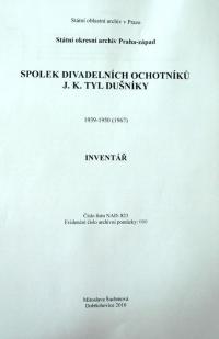 Dušníky, Tyl, SOkA, Inventář, s. 1, 1939 - 1950, tit. str., 2010