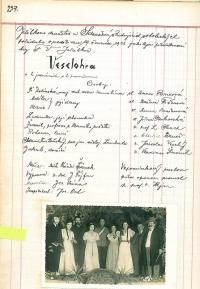 Sobotka, Sdružení soboteckých studujících, Veselohra, 1936