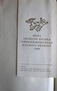 Třebíč, Dramatický klub, Mnichovo Hradiště, Středočeská dílna dětského divadla - program, 1989