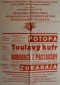 Hradec Králové, Krajské kulturní středisko, Klamoš, KP vesnických divadelních souborů, 1977