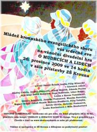 Krouna, Mládež evangrlického sboru, O mudrcích a lidech - plakát, 2009