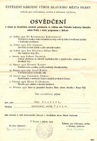 Praha, Družstevní scéna, Divadelní seminář, 1950