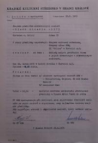 Hradec Králové, Krajské kulturní středisko, Impuls, Kostelec nad Orlicí, KP Mladé divadlo, 1973