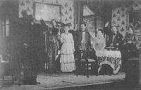 Lysá nad Labem, výstava DIVADLO JE PODIVUHODNÁ VĚC..., výstavní panel, 2018