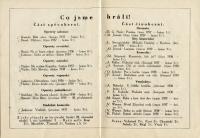 Uhlířské Janovice, Uhlíř, Repertoár 1936-1939