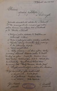 Pohodlí, JDO, ohlášení valné hromady, 1926