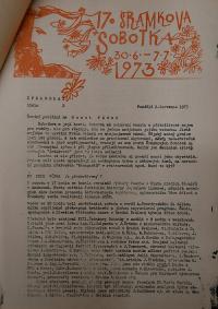 Hradec Králové, Krajské kulturní středisko, Impuls, Sobotka, Šrámkova Sobotka, 1973