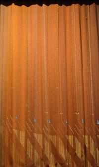 Kolín, Městské divadlo, opona - tapiserie, detail opony, 1988