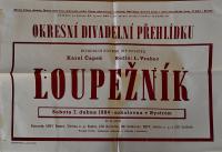 Bystré, OP divadelních souborů - plakát, 1984