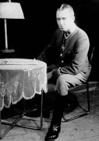 Libčany, Bílá nemoc 2, scéna ze hry, foto, 1955