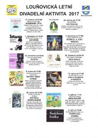 Louňovice, Louňovická letní divadelní aktivita,  program 2017