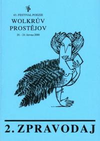 Prostějov, 43. Wolkrův Prostějov, zpravodaj, 2000, č. 2, titl. str.