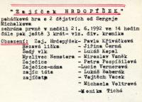 Horní Stakory, ZŠ, Zajíček Hrdopýšek, 1992