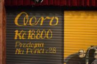 Praha, Divadlo Mana, detail opony Reklama na automobil Aero 500, 1931