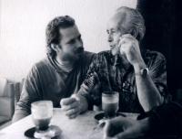 DĚDEK, Vladimír a VOLENTIČ, Jožka, asi 1989