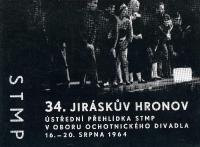 Hronov, NP 34. Jiráskův Hronov, programová brožura, 1964