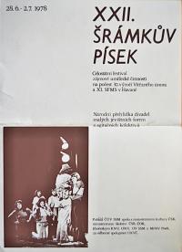 Písek, Šrámkův Písek, titl. strana program. brožury, 1978