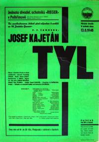 Pelhřimov, Rieger, J. K. Tyl - plakát, 1948