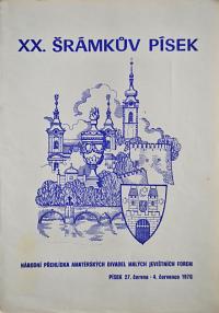 Písek, Šrámkův Písek, propag. tiskovina, 1976