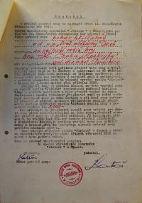 Pardubice, Spolek divadelních ochotníků, Korespondence, 1950