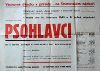 Jizerní Vtelno, Jirásek, Psohlavci - plakát, 1949