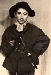 Bílá Třemešná, školní soubor, Sněhová královna, 1957