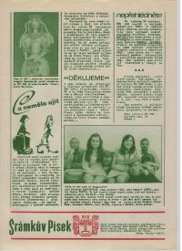 Písek, CP Šrámkův Písek 1975, zpravodaj ze 7. 6., str. 4