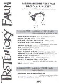 Trstěnice, Trstěnický Faun - plakát, 2001