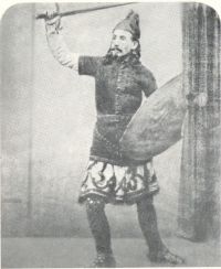 Praha-Staré Město, Divadlo u sv. Mikuláše, Břetislav Bezejmenný (Schmied), 1860, E.Chvalovský