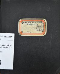 Hořice, JDO, Inventář, 1913