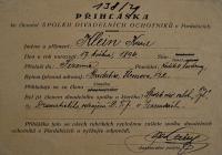 Pardubice, Spolek divadelních ochotníků, Korespondence, 1929