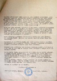 Jihlava, Klicpera, korespondence spolku, Horácký okrsek, soutěž na JH, 1945