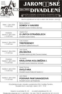 Jaroměř, Jaroměřské divadlení 2004 - plakát