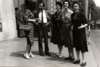 Praha, Pražská zpěvohra, fotografie ze zájezdů, Brno 1956