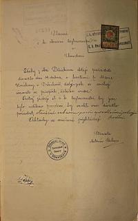 Dřevíkov, Dívky, žádost, 1918