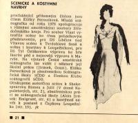 Peroutková, Eliška, Scénické a kostýmní návrhy, 1976-1982, Amatérská scéna, 1982, č.1, s. 21