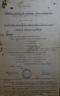 Nový Bydžov, Jirásek, Jednatelská zpráva, 1929