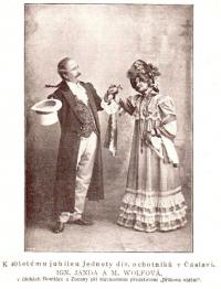 Čáslav, JDO, Jiříkovo vidění, I.Janda, M.Wolfová, 1909