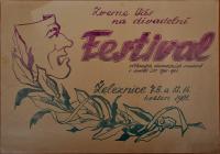 Železnice, Festival LUT - plakát, 1961