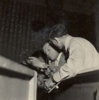 Plzeň, Loutkové divadlo ZK ROH Průmstav, Zlatá rybka, účinkující, 1953