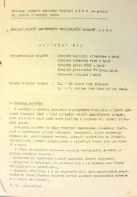 Blansko, Němčice nad Hanou, Krajská soutěž amatérských divadelních souborů 1988