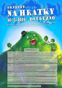 Ostružno, NA HRÁTKY, plakát přehlídky, 2016