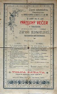 Praha, ÚMDOČ, Sjezd ochotnictva českoslovanského, 1900