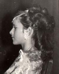 Bílá Třemešná, školní soubor, Popelka, 1969