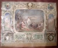 Návrh opony z pozůstalosti Oldřicha Nového, autor neznámý 1896, soukromé vlastnictví