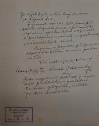 Nový Bydžov, Jirásek, Korespondence souboru