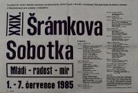 Hradec Králové, Krajské kulturní středisko, Impuls, Sobotka, Šrámkova Sobotka, 1985