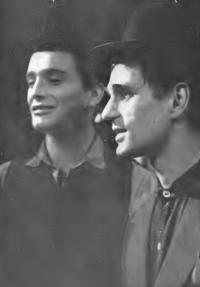 Ostrava, Divadlo Pod okapem, P.Veselý a L.Nekuda, 1964