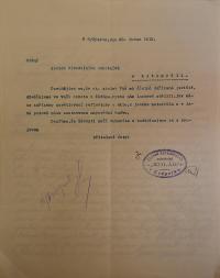 Litomyšl, Jednota divadelních ochotníků, Korespondence